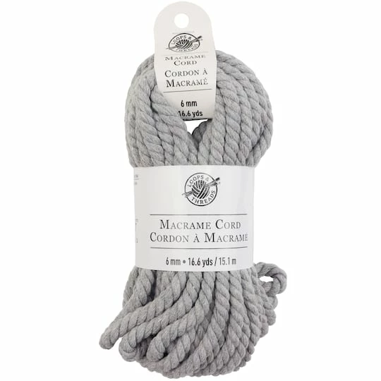 Brand new π 12 Pack: Macramé Cotton Cord by Loops & Threads®, 50ft. π 9 Brand new π 12 Pack: Macramé Cotton Cord by Loops & Threads®, 50ft. π - Image 7
