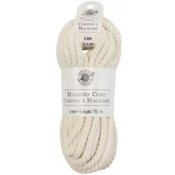 Brand new π 12 Pack: Macramé Cotton Cord by Loops & Threads®, 50ft. π 14 Brand new π 12 Pack: Macramé Cotton Cord by Loops & Threads®, 50ft. π -Loops and Threads Sales Shop 10665952 1 1