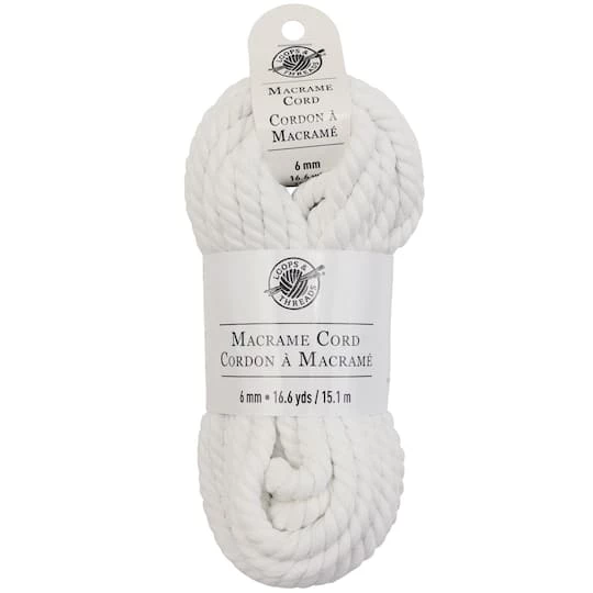 Brand new π 12 Pack: Macramé Cotton Cord by Loops & Threads®, 50ft. π 7 Brand new π 12 Pack: Macramé Cotton Cord by Loops & Threads®, 50ft. π - Image 5