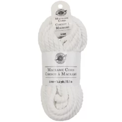 New ⌛ Macramé Cotton Cord by Loops & Threads®, 50ft. ❤️