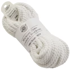 New ⌛ Macramé Cotton Cord by Loops & Threads®, 50ft. ❤️ -Loops and Threads Sales Shop 10665953 2