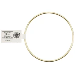 Budget β 36 Pack: 4" Brass Macramé Hoop by Loops & Threads® β¨