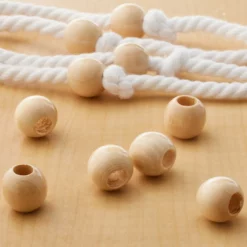 Buy ⌛ Natural Wood Round Beads by Loops & Threads®, 16mm 😉 -Loops and Threads Sales Shop 10666681 20