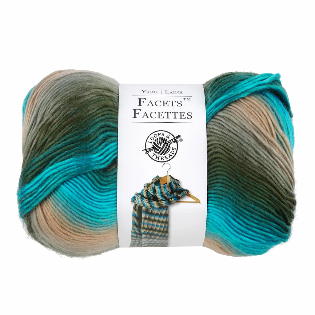 Wholesale ✨ Facets™ Yarn by Loops & Threads® ⌛ 3 Wholesale ✨ Facets™ Yarn by Loops & Threads® ⌛