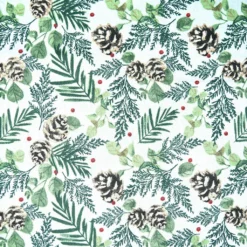 Outlet ⭐ Pinecone Cotton Fabric by Loops & Threads® 😍