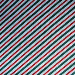 Cheap β Red and Green Stripe Cotton Fabric by Loops & Threads® π