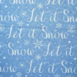 Promo 🎁 Let It Snow Cotton Fabric by Loops & Threads® ❤️