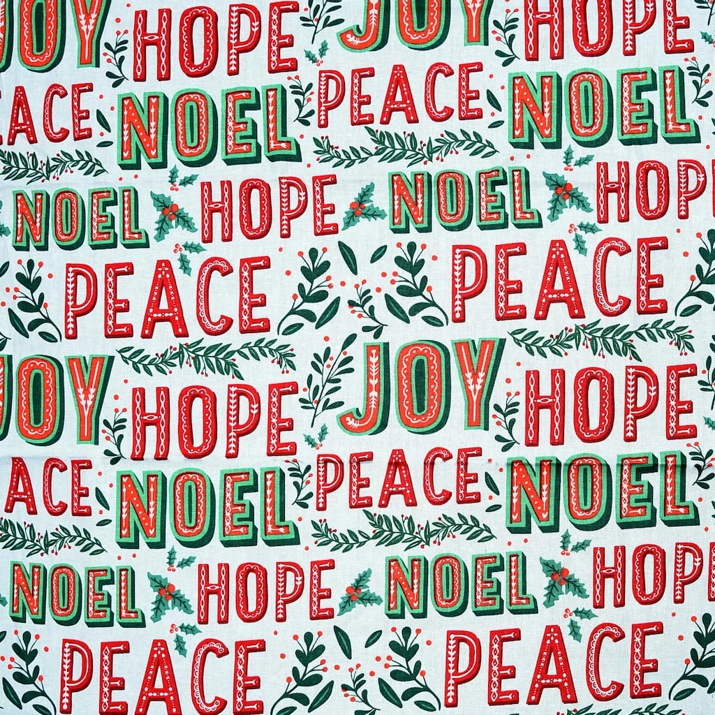Promo π Peace, Hope & Noel Cotton Fabric by Loops & Threads® 𧨠4 Promo π Peace, Hope & Noel Cotton Fabric by Loops & Threads® 𧨠- Image 2