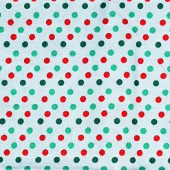Cheapest π Red & Green Polka Dot Cotton Fabric by Loops & Threads® π―