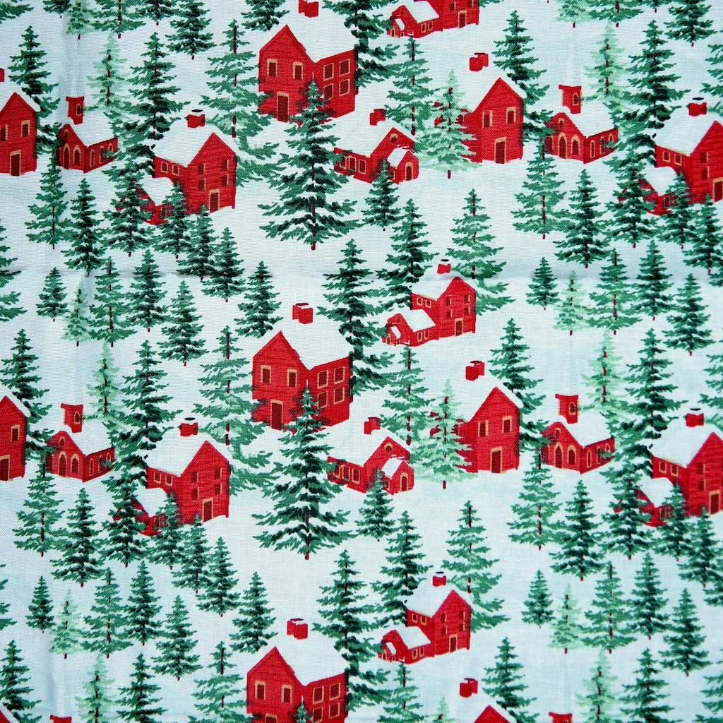 Deals π₯° Snowy House Scene Cotton Fabric by Loops & Threads® β 3 Deals π₯° Snowy House Scene Cotton Fabric by Loops & Threads® β
