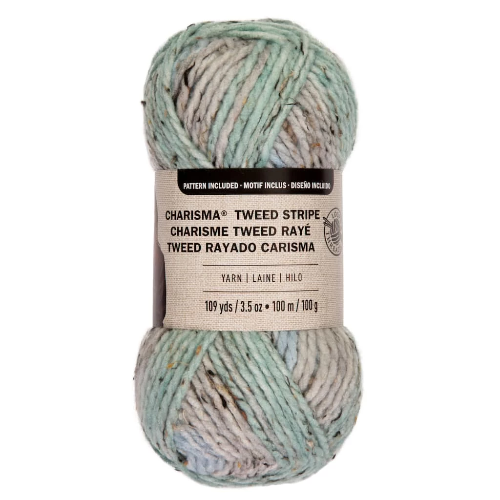 Brand new π 15 Pack: Charisma™ Tweed Stripe Yarn by Loops & Threads® π 3 Brand new π 15 Pack: Charisma™ Tweed Stripe Yarn by Loops & Threads® π