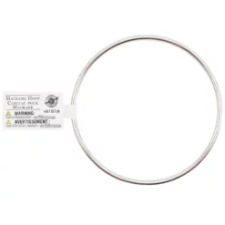 Best Sale ✔️ 36 Pack: Nickel-Plated Macramé Hoop by Loops & Threads® 🎁