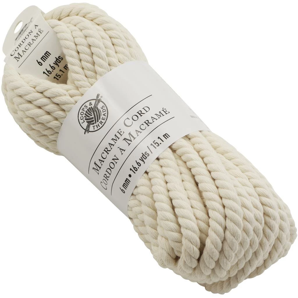 Brand new π 12 Pack: Macramé Cotton Cord by Loops & Threads®, 50ft. π 5 Brand new π 12 Pack: Macramé Cotton Cord by Loops & Threads®, 50ft. π - Image 3