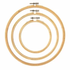 Best Pirce 🔔 12 Packs: 3 ct. (36 total) Bamboo Hoop Set by Loops & Threads™ 👏