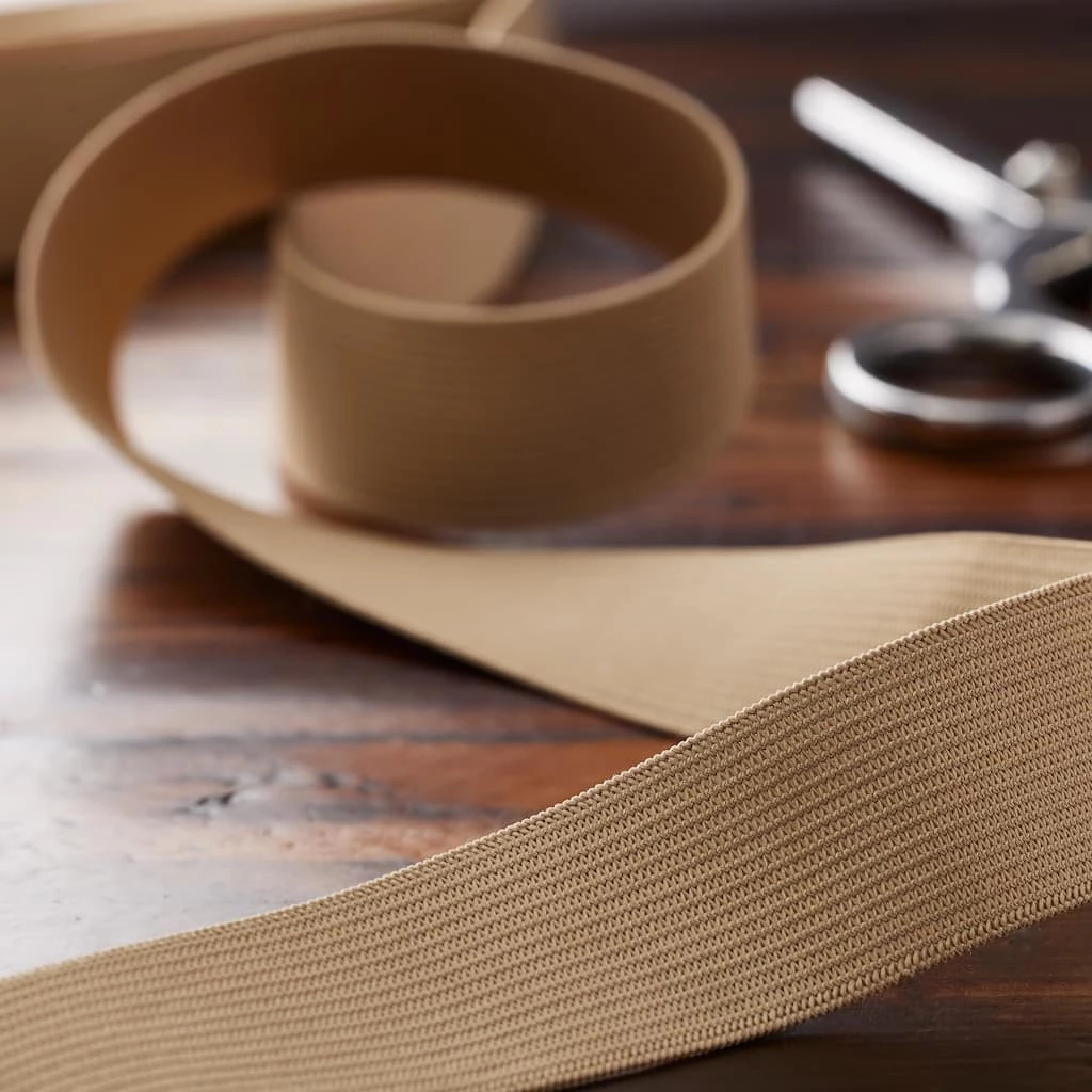 Budget π 12 Pack: 1" Khaki Knit Elastic by Loops & Threads™ π 4 Budget π 12 Pack: 1" Khaki Knit Elastic by Loops & Threads™ π - Image 2