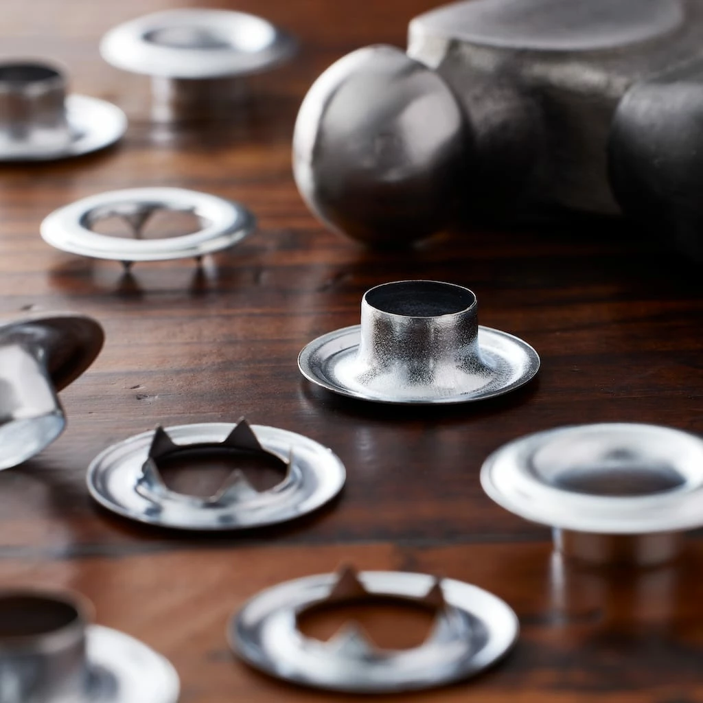 Wholesale β 12 Packs: 8 ct. (96 total) 7/16" Silver Eyelets by Loops & Threads™ π 4 Wholesale β 12 Packs: 8 ct. (96 total) 7/16" Silver Eyelets by Loops & Threads™ π - Image 2