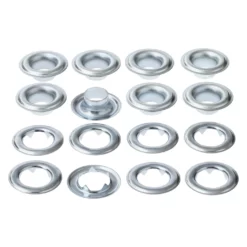 Wholesale ⌛ 12 Packs: 8 ct. (96 total) 7/16" Silver Eyelets by Loops & Threads™ 🛒