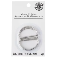 Outlet 🧨 12 Packs: 4 ct. (48 total) 1.5" Metal D-Rings by Loops & Threads™ 🧨 -Loops and Threads Sales Shop MP354238 30