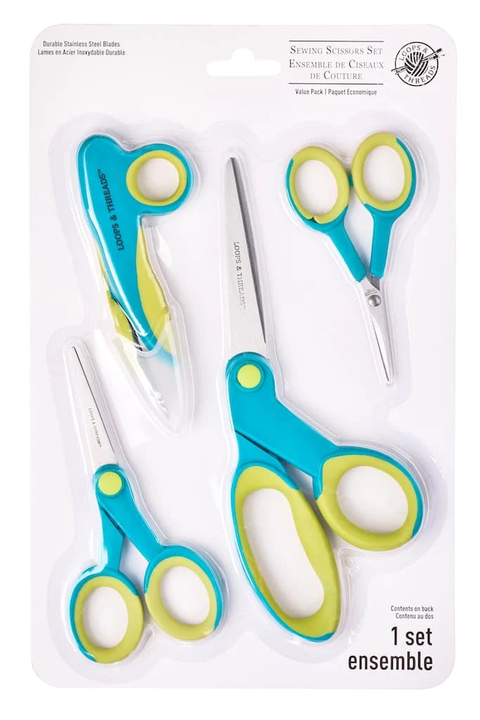 Brand new π 6 Packs: 4 ct. (24 total) Sewing Scissors by Loops & Threads™ π 3 Brand new π 6 Packs: 4 ct. (24 total) Sewing Scissors by Loops & Threads™ π
