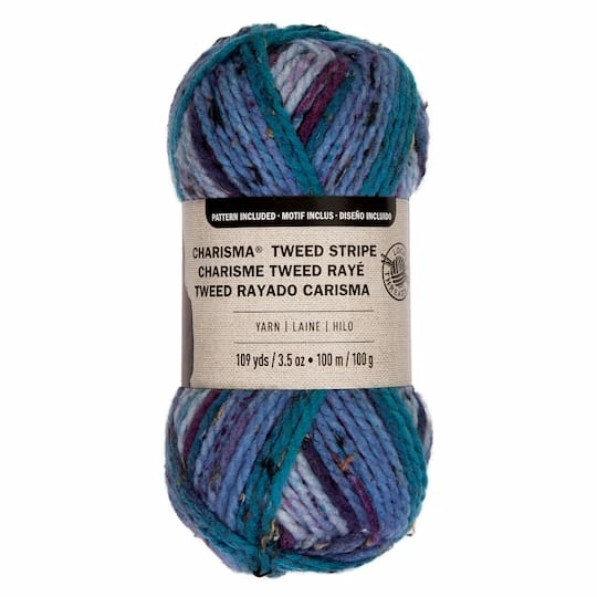 Brand new π 15 Pack: Charisma™ Tweed Stripe Yarn by Loops & Threads® π 7 Brand new π 15 Pack: Charisma™ Tweed Stripe Yarn by Loops & Threads® π - Image 5