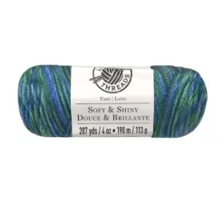 Best Pirce 🛒 15 Pack: Soft & Shiny™ Ombre Yarn by Loops & Threads® 🔔 -Loops and Threads Sales Shop MP563166 1